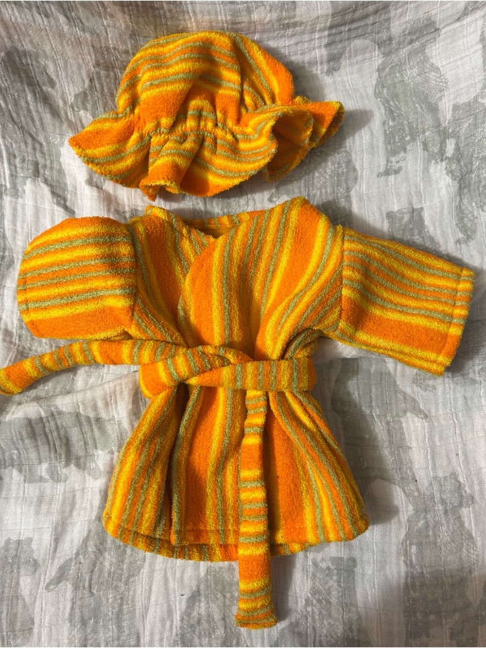 Cabbage Patch Kid Handmade Robe and Hair Cap